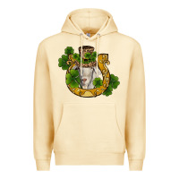 Pina Colada st patricks day goat horseshoe shamrock Premium Hoodie - RanaPortraitStore