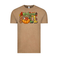 Vintage Coffee Welcome Fall Vintage Tee - NancyCooperArtShop