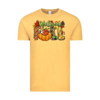 Vintage Mustard Welcome Fall Vintage Tee - NancyCooperArtShop