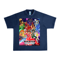 Navy bakugan Urban Heavy Tee - lanVoArt