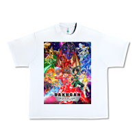 White bakugan Urban Heavy Tee - lanVoArt