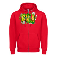 Red St. Patricks Day Cna Zipper Hoodie - CowhideDigitalArt