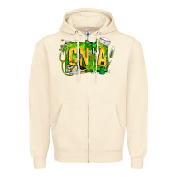 Sandshell St. Patricks Day Cna Zipper Hoodie - CowhideDigitalArt