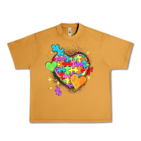 Autism Hearts Urban Heavy Tee | Teevron