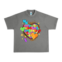Tornado Autism hearts Urban Heavy Tee - NancyCooperArtShop