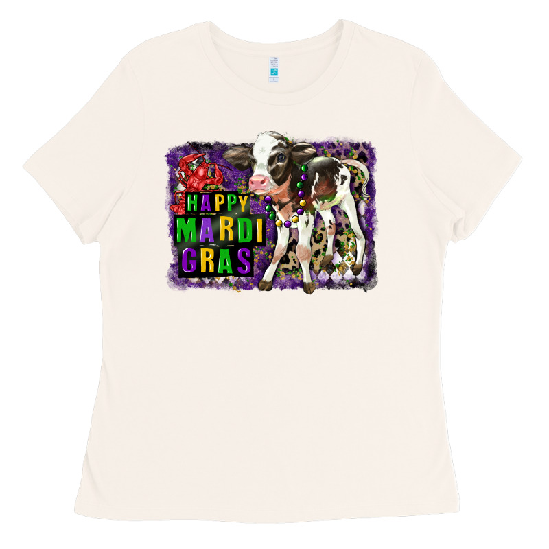 Mardi Gras Calf Ladies Tee by LillyAllenDesigns | Teevron