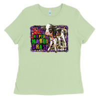 Matcha Mardi Gras Calf Ladies Tee - LillyAllenDesigns