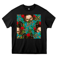Black Messy Bun Mom And Cross With Leopard Patterns Heavy Core Tee - BundleAndBundleShop