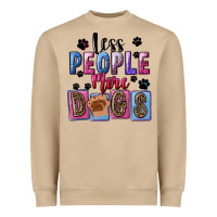 Mushroom less people more dogs Heavyweight Sweatshirt - FaDigitalArtStudio