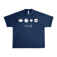 Navy Funny Sports Balls Gag Gift Urban Heavy Tee - lanVoArt