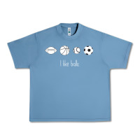 Pebble Blue Funny Sports Balls Gag Gift Urban Heavy Tee - lanVoArt