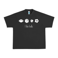 Pigment Black Funny Sports Balls Gag Gift Urban Heavy Tee - lanVoArt