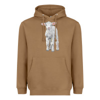 Toasted Coconut merino wool baby sheep Heavyweight Hoodie - LillyAllenDesigns