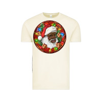 Vintage Arctic Black Santa Christmas Vintage Tee - RanaPortraitStore