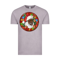 Vintage Zinc Black Santa Christmas Vintage Tee - RanaPortraitStore