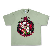 Oil Green hazbin hotel christmas Urban Heavy Tee - lanVoArt