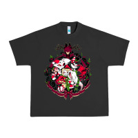 Pigment Black hazbin hotel christmas Urban Heavy Tee - lanVoArt