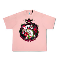 Salmon hazbin hotel christmas Urban Heavy Tee - lanVoArt