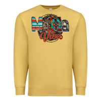 Antique Gold mama vibes Premium Sweatshirt - RacoonDesign