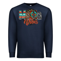 Navy mama vibes Premium Sweatshirt - RacoonDesign