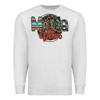 Oatmeal Heather mama vibes Premium Sweatshirt - RacoonDesign