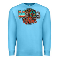 Ocean Blue mama vibes Premium Sweatshirt - RacoonDesign