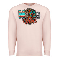 Pale Pink mama vibes Premium Sweatshirt - RacoonDesign