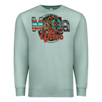 Seafoam mama vibes Premium Sweatshirt - RacoonDesign