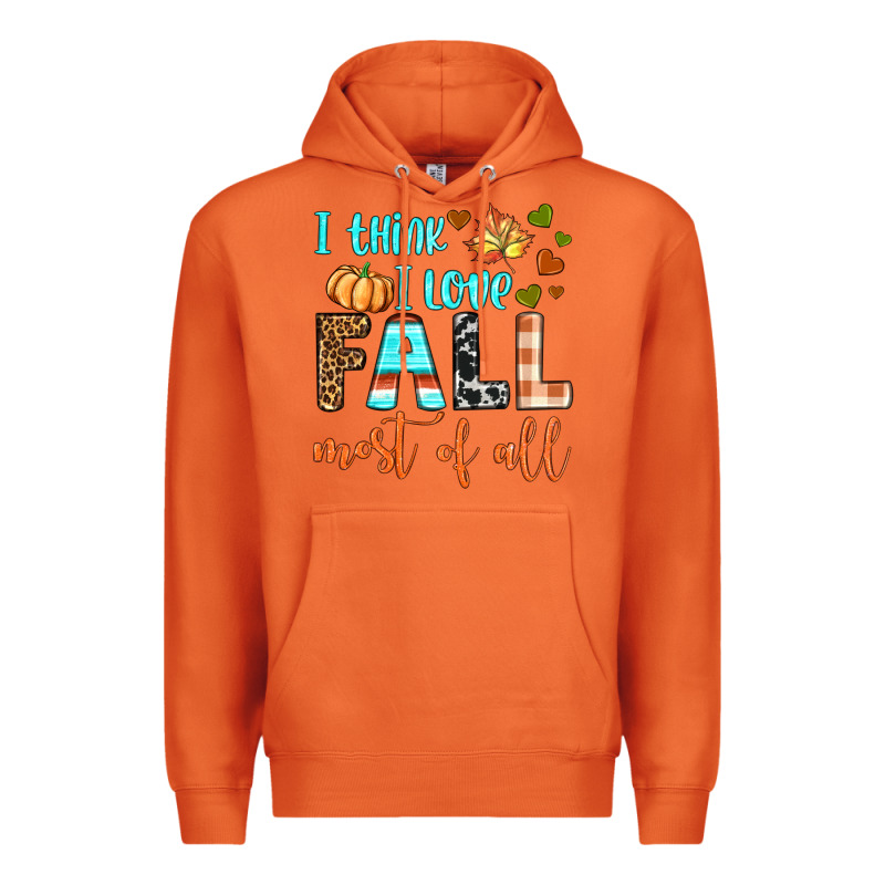 I Think I Love Fall Most Of All Premium Hoodie by BundleAndBundleShop | Teevron