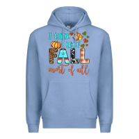 Colony Blue i think i love fall most of all Premium Hoodie - BundleAndBundleShop