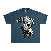 Midnight Navy present mic screaming Urban Heavy Tee - lanVoArt