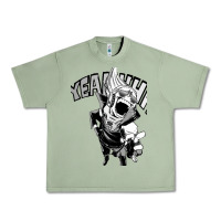 Oil Green present mic screaming Urban Heavy Tee - lanVoArt