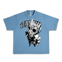 Pebble Blue present mic screaming Urban Heavy Tee - lanVoArt