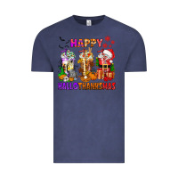 Vintage Denim happy hallothanksmas coffee cups Vintage Tee - texasbilliewilder
