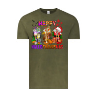 Vintage Olive happy hallothanksmas coffee cups Vintage Tee - texasbilliewilder