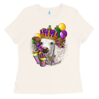 Bone Mardi Gras Longhorn Calf Ladies Tee - LillyAllenDesigns