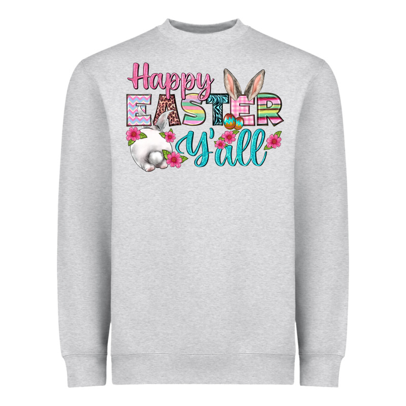 Happy Easter Y'all Heavyweight Sweatshirt by BundleAndBundleShop | Teevron