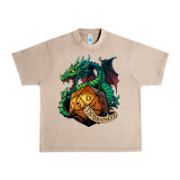 French Oak dragon and a d20 Urban Heavy Tee - lanVoArt