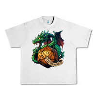 Lunar Rock dragon and a d20 Urban Heavy Tee - lanVoArt