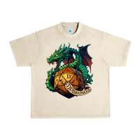 Sandshell dragon and a d20 Urban Heavy Tee - lanVoArt