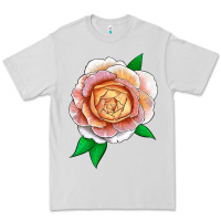 Dove Grey Fun In The Sun Rose Premium Tee - LillyAllenDesigns