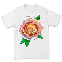 White Fun In The Sun Rose Premium Tee - LillyAllenDesigns