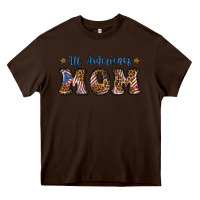 Chocolate Brown All American Mom Heavy Core Tee - BundleAndBundleShop