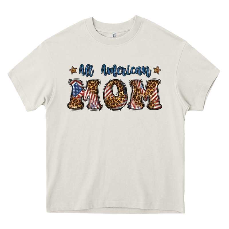All American Mom Heavy Core Tee by BundleAndBundleShop | Teevron