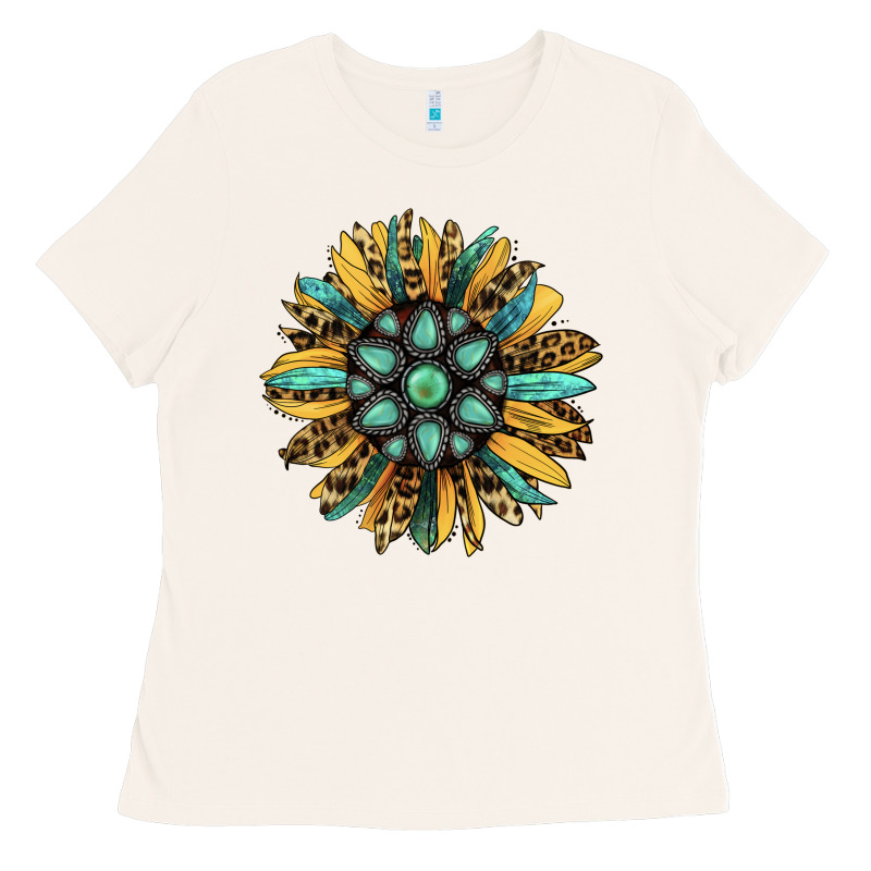 Gemstone Sunflower Ladies Tee by RanaPortraitStore | Teevron