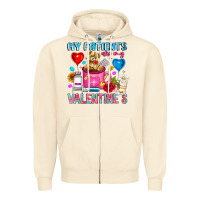 Sandshell My Patients is Valentines Zipper Hoodie - CowhideDigitalArt