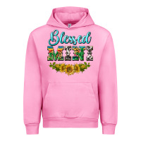 Fuchsia Pink blessed mini Urban Hoodie - BarkalooDesign