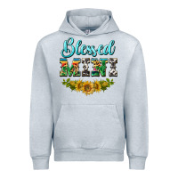 Heather Grey blessed mini Urban Hoodie - BarkalooDesign