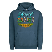 Pigment Midnight Navy blessed mini Urban Hoodie - BarkalooDesign