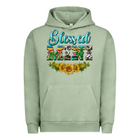 Pigment Oil Green blessed mini Urban Hoodie - BarkalooDesign